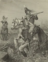 ギルフォードの戦いでリーの騎兵小競り合い、1858