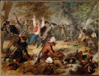 ワイオミングの虐殺、ペンシルベニア、1778年7月3日から4日、1859年