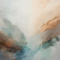穏やかな抽象風景