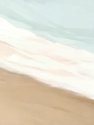 柔らかなビーチウェーブ