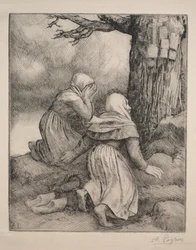 Tree Larbre de salutの前でお辞儀。