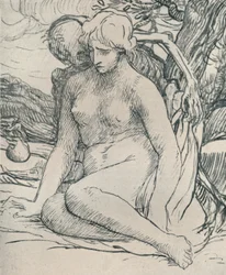 Death the Wooer、c1895、1923