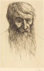 哲学者 Tete de philosophe の頭。