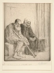 『二人の物乞い』（Two Beggars）
