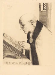 その日の聖務日課の朗読（La lecture de l