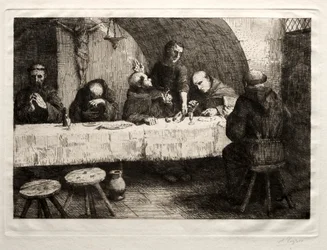 食堂、c。 1862年。