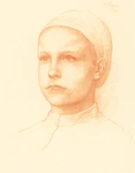 若い農民 Jeune paysanne 1904年