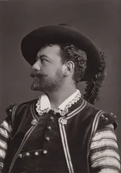 ヴィクトル・モレル（1848-1923）、フランスのバリトン歌手、モーツァルトの《ドン・ジョヴァンニ》役 - アルフォンス・ジュスタン・リエベール（1827-1914）による写真