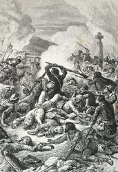 ポンテ・ノーヴォの戦いにおけるヴォー伯爵のパスカル・パオリ派民族主義者に対する勝利