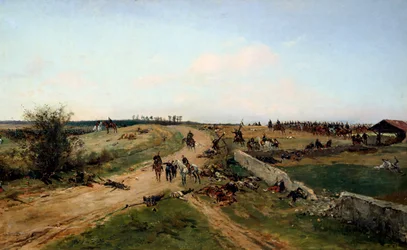 「普仏戦争の場面、1870 年」、19 世紀
