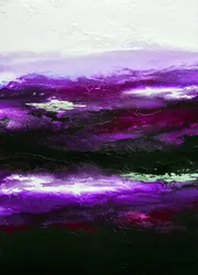 ドラマチックな紫色の空