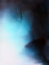 幻想的な青い輝き