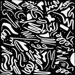 エネルギッシュな抽象的な落書き
