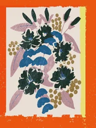 鮮やかな花束
