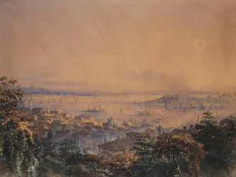 コンスタンティノープルの眺め、1866