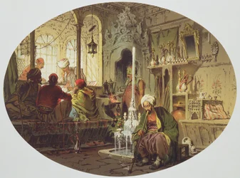 オスマン帝国のコーヒー店、1862年