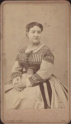 オペラ歌手カルロッタ・パッティの肖像 1835-1889.