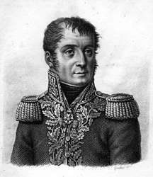 General Mouton - Duvernet (Régis Barthélemy, Baron Mouton-Duvernet) フランスの将軍（1769年から1816年）。"Portraits of French Generals following the victories and conquests of the French "に掲載されています。1818年にAmbroise Tardieuが描いたもの。Stellaコレクション。