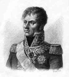 Le Maréchal Laurent, Marquis de Gouvion - Saint - Cyr (1764-1830) - in "Portraits of the French generals following the victories and conquests of the French".1818年にAmbroise Tardieuが彫ったもの。Stellaコレクション。