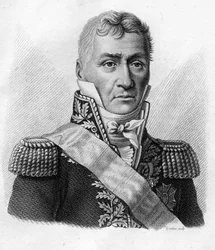 Louis Friant (1758-1829) - 「フランスの勝利と征服に続く将軍たちのポートレート」の中の一人。1818年にAmbroise Tardieuが彫ったもの。Stellaコレクション。