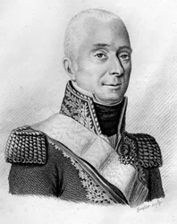 マチュー・デュマ (1753-1837) - 1818年にAmbroise Tardieuによって彫られた「フランスの勝利と征服に伴うフランスの将軍たちの肖像」の中の作品。Stellaコレクション。