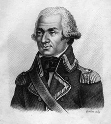 フランスの将軍Charles François du Périer dit Dumouriez（1739-1823）の肖像-「Portraits des généraux français en suite les victoires et conêtes des Français」の中で、1818年にAmbroise Tardieuが描いたもの。Stellaコレクション。