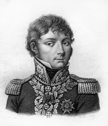 将軍の肖像 クロード・アントワーヌ・プレヴァル 1776年～1853年- の「フランスの勝利と征服に続く将軍たちのポートレート」を見てみましょう。1818年にAmbroise Tardieuが描いたもの。Stellaコレクション。