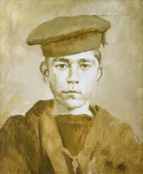 ジョン・トラヴァース・コーンウェル《一等少年（1900-1916）》20世紀（油彩）