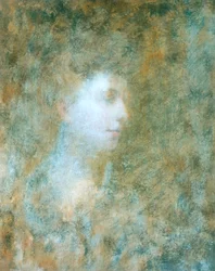 子爵夫人チルストンの肖像画のためのスケッチ