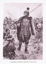 1928年のローマの兵士からのイラスト