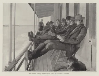 ユーストンからクロンダイク、ホームワードバウンド、ハミルトンの乗客の一部