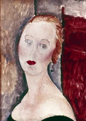 金髪の女性。ジャーメインサーベイジの肖像、1918年。