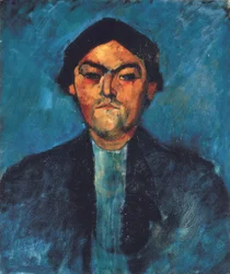 Le typographe（Pedro）、c.1909（キャンバスに油彩）