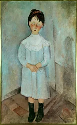 青の少女1918