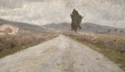 トスカーナの道、1899年頃