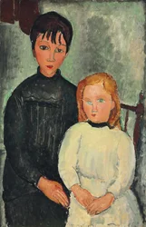 二人の女の子;二人の女の子、1918