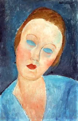 画家の妻、1918年