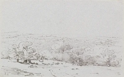 ブロムリー・ヒルへの馬車のアプローチ、1803年頃（銅版画