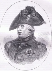 ジョージ3世、1900年頃にCassell, Petter & Galpin社から出版された『Cassells History of the United States』の挿絵（リトグラフ）。