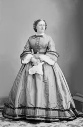 Harriet Lane、1860年頃（モノクロ写真