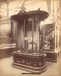 James Prentices Exhibit、Main Building、Centennial International Exhibition、Philadelphia、1876（albumen print）