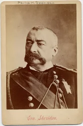 フィリップヘンリーシェリダン（1831-88）、ユニオンアーミージェネラル（アルブメン写真）
