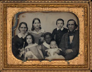 家族の肖像、1860年代（写真）