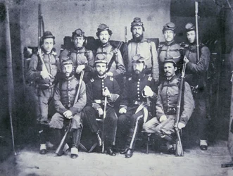 南部連合軍のチャールストン・ズアーブ・カデット(Charleston Zouave Cadets)