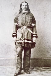ワイルド・ビル・ヒコック（1837-76）（モノクロ写真