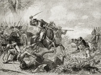 1885年にAS Barnes und Co.によって出版された「米国の簡単な歴史」からのサラトガでのアーノルド