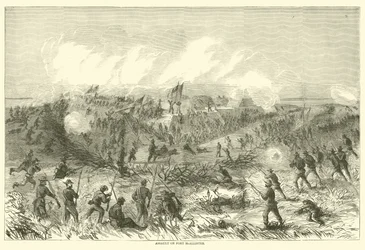1864年12月、フォートマカリスターへの攻撃