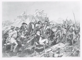サラトガの戦い-アーノルド将軍、1777年10月17日、ヘシアンリダウトへの攻撃で負傷