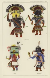 シトゥリル、テウク、パクワビ（カラーリトグラフ）