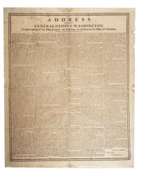 1796年9月17日、故ジョージ・ワシントン将軍の別れの挨拶